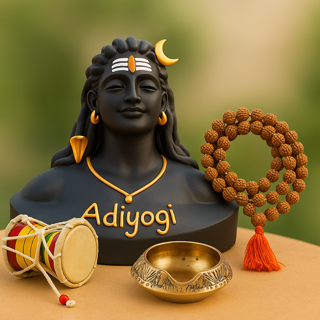 GoToShop Mahadev Adiyogi Divine Combo (4-in-1)