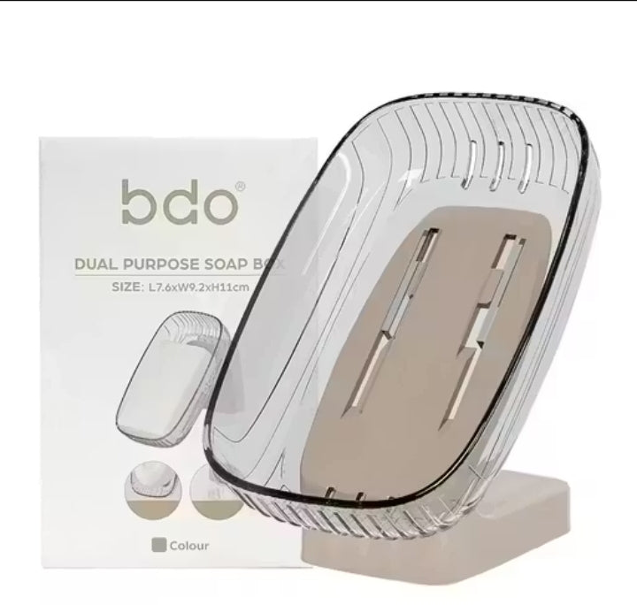 Soap Case Plastic Soap Bar Container Soap Saver for Shower ( pack 3 )