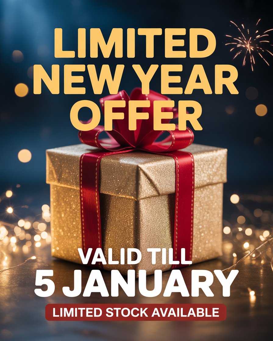 GOTOSHOP™ New Year Surprise Box 🎉 | Premium Mystery Gift Worth Up To ₹2,499