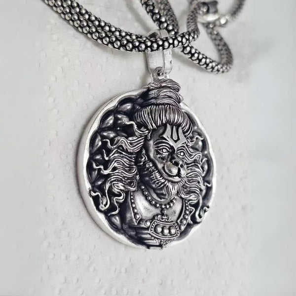Go To Shop Divine™ Hanumanji Silver Pendent